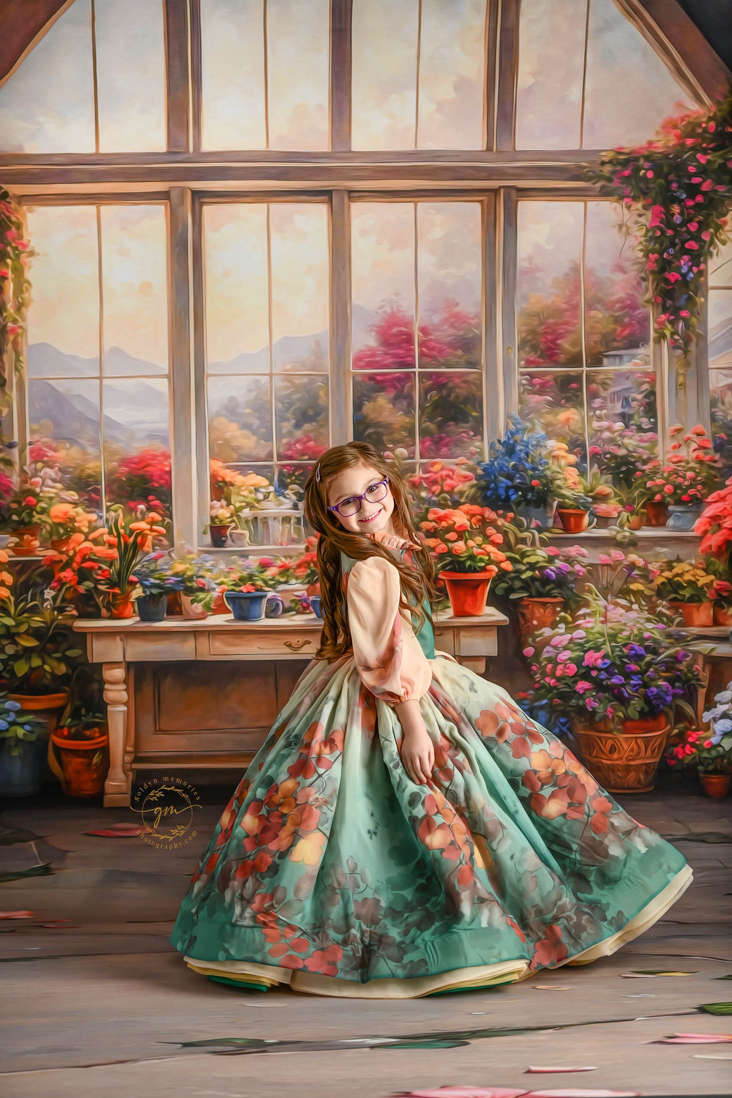 Green House Blooms - With Sweep Option