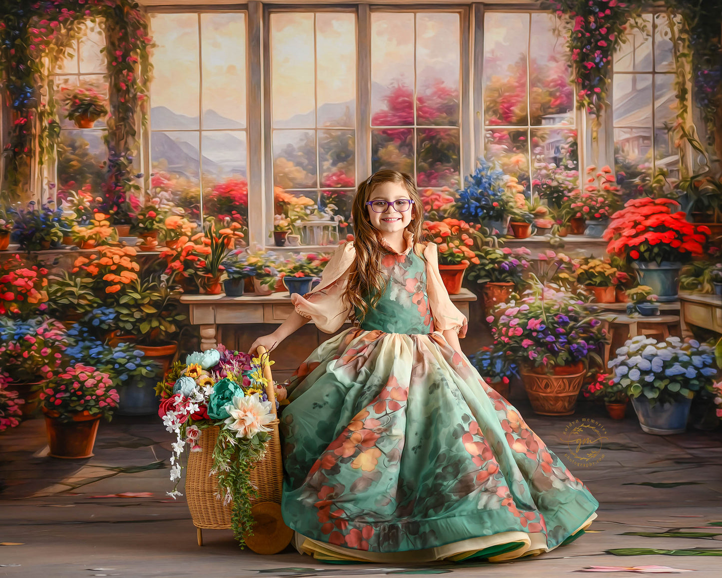 Green House Blooms - With Sweep Option