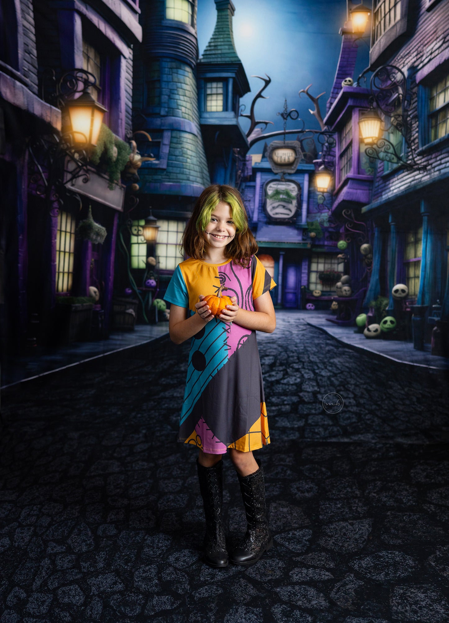 Halloween Town Street - Side Wall