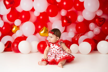 Happy Valentine Balloon Wall