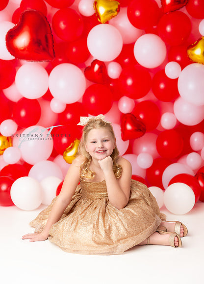 Happy Valentine Balloon Wall