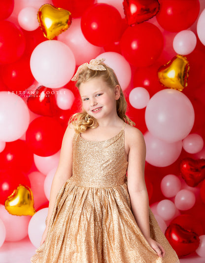 Happy Valentine Balloon Wall