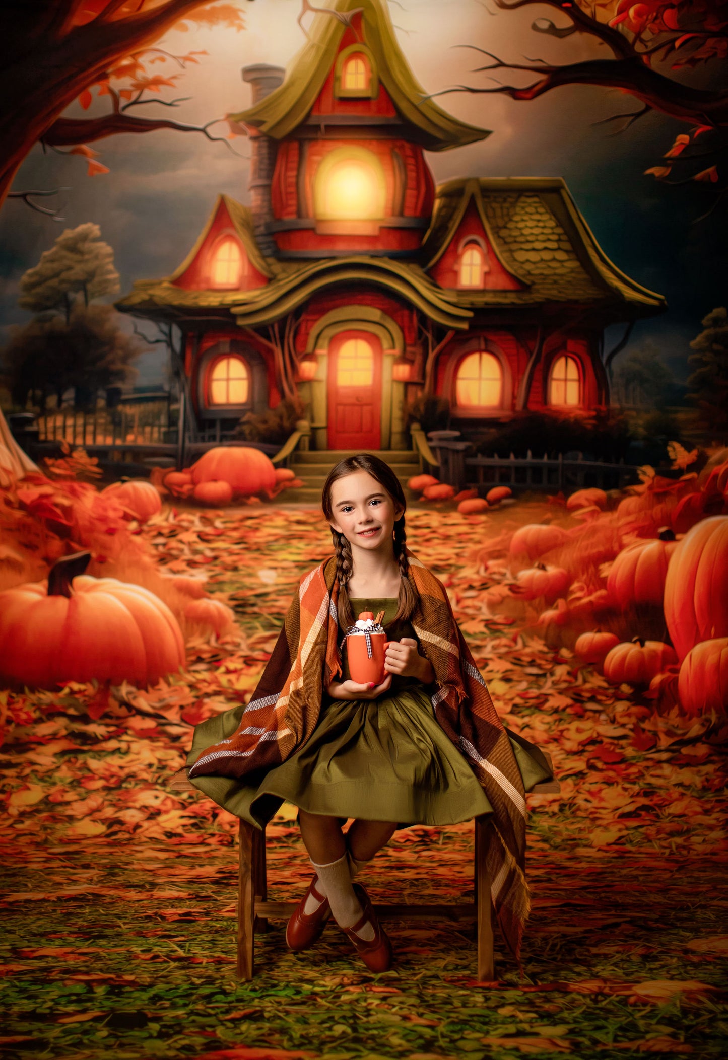 Haunted Hollow - Green House - With Sweep Option