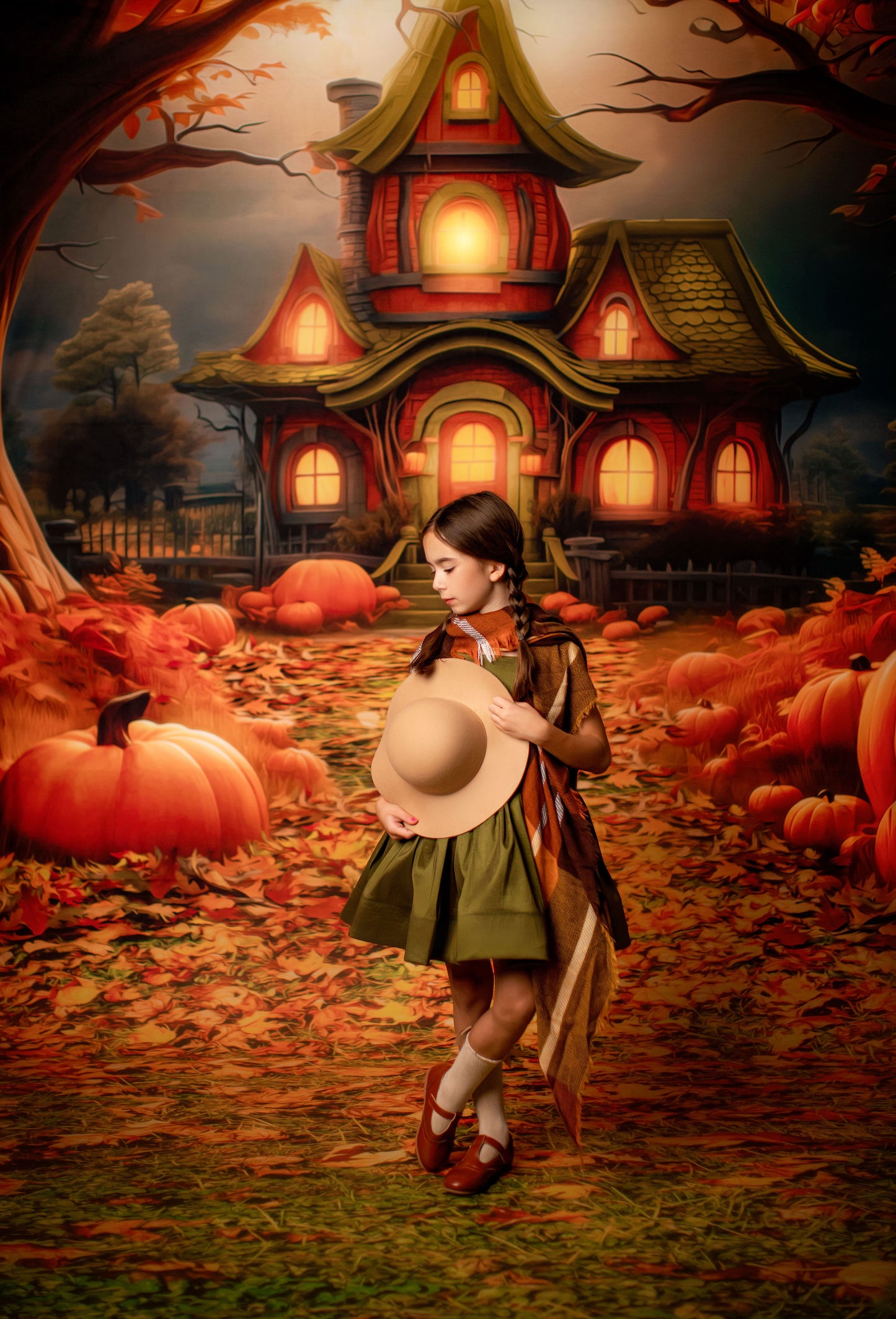 Haunted Hollow - Green House - With Sweep Option