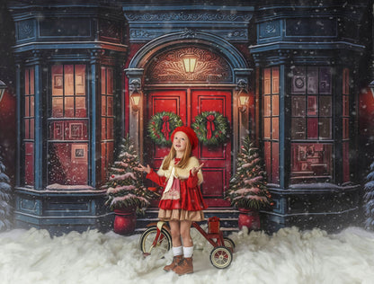 Heartfelt Holiday Home - Red Doors With Snow Floor Option - with Sweep Option