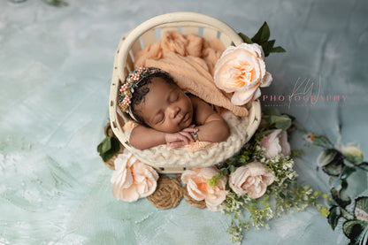 Hint of Peach Blooms - Petite