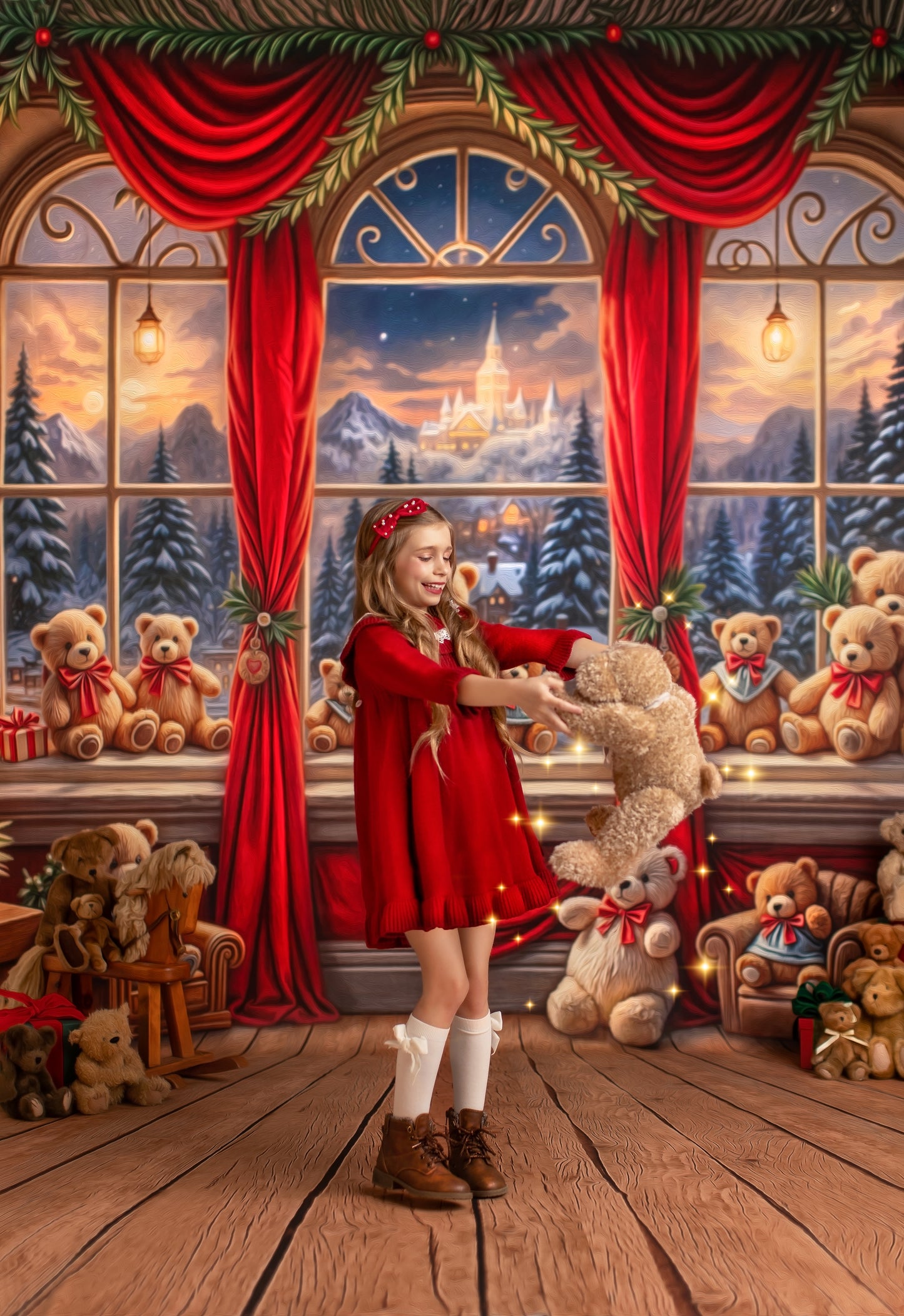 Teddy's Fireside Christmas - Room