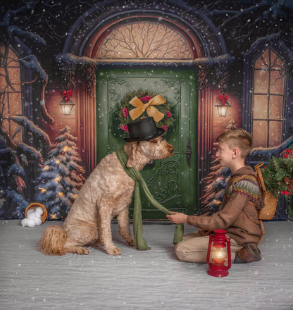 Home For The Holidays - Green Door Option - with Sweep Option