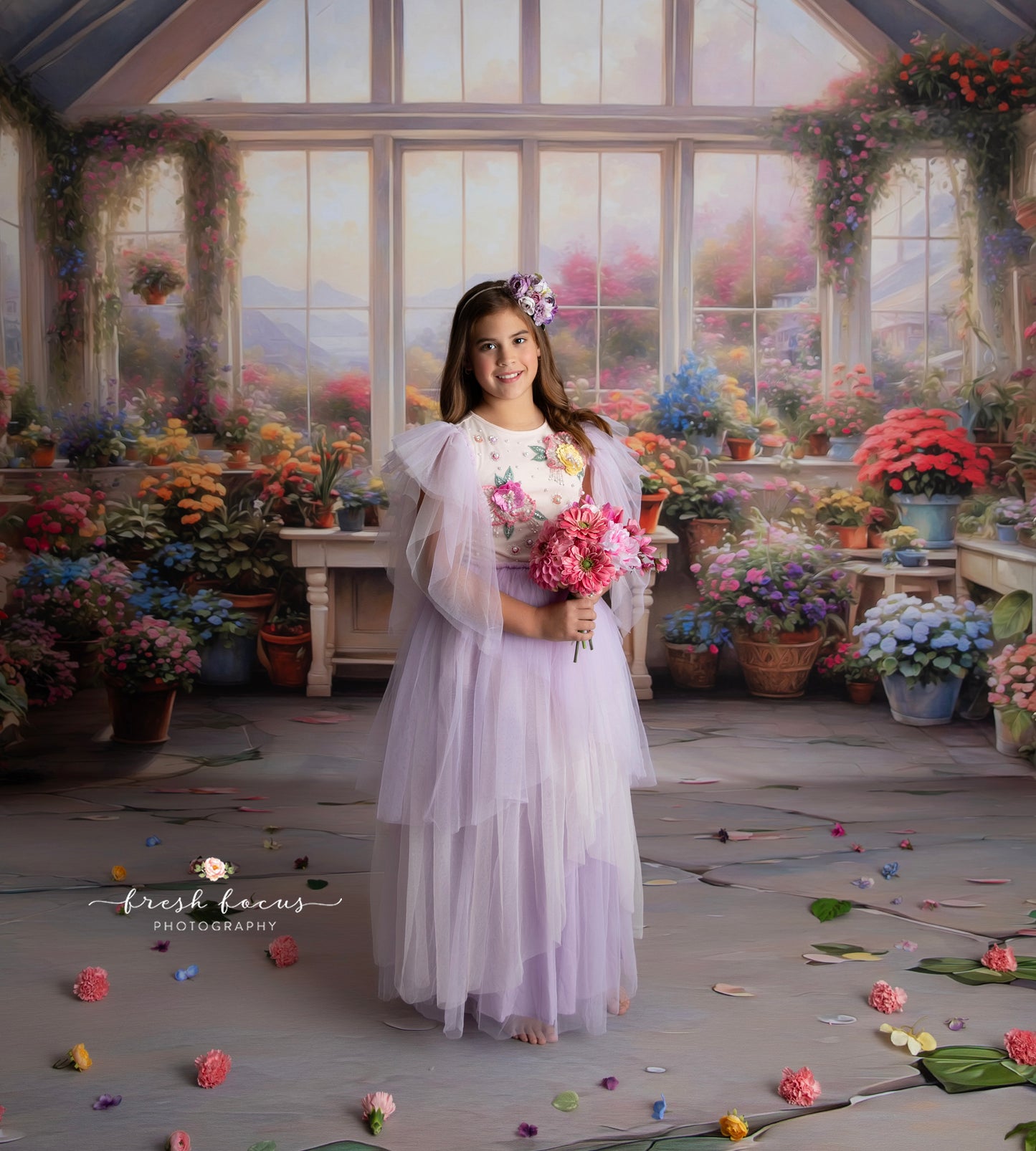 Green House Blooms - With Sweep Option