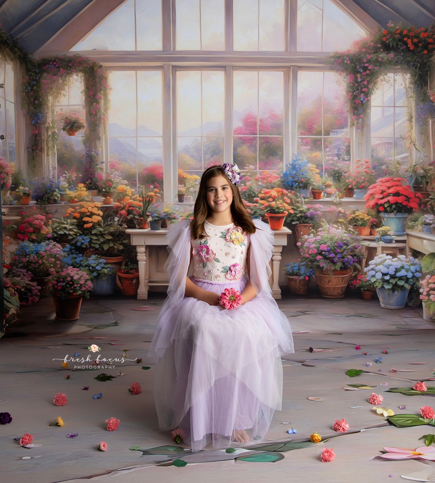 Green House Blooms - With Sweep Option