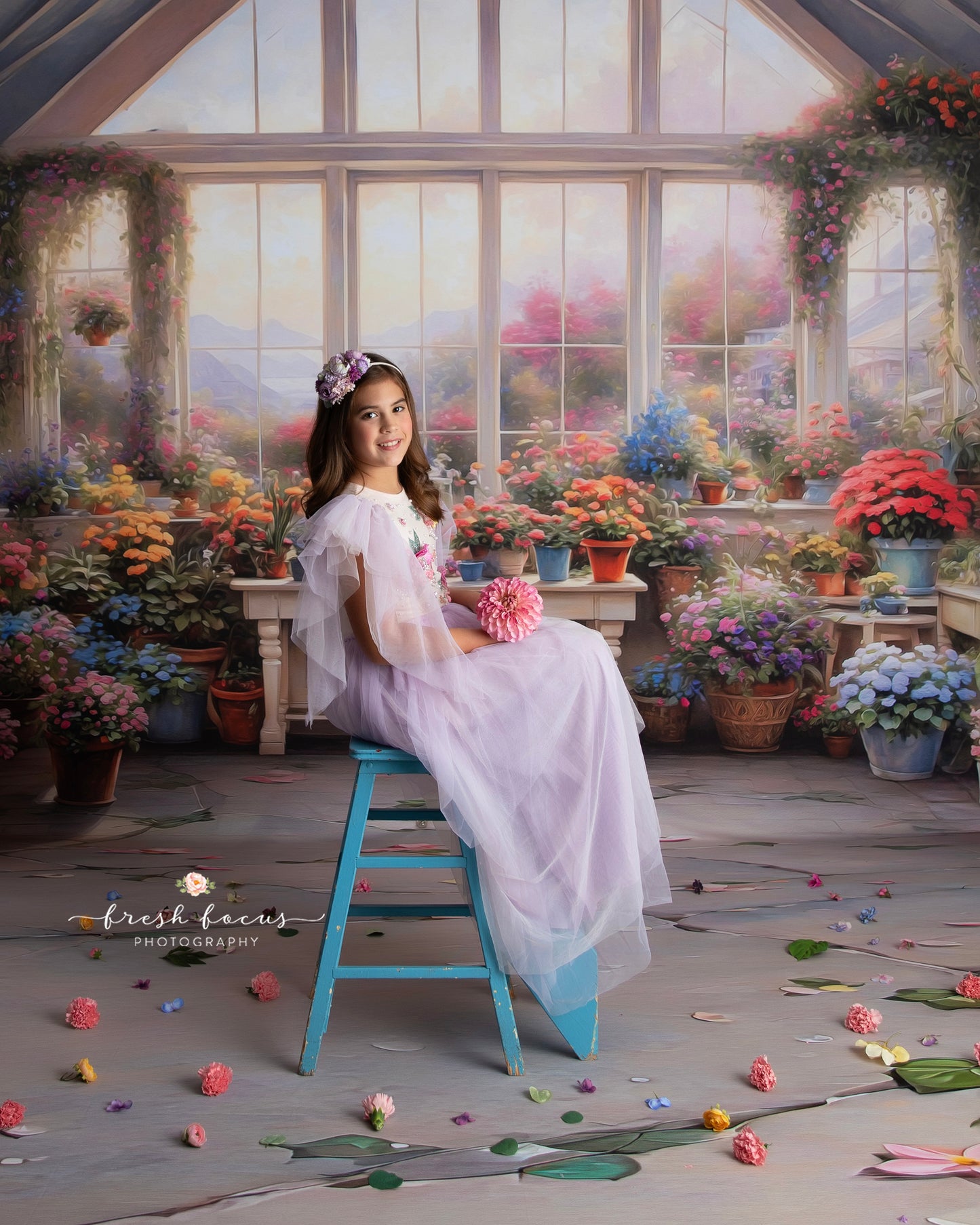 Green House Blooms - With Sweep Option