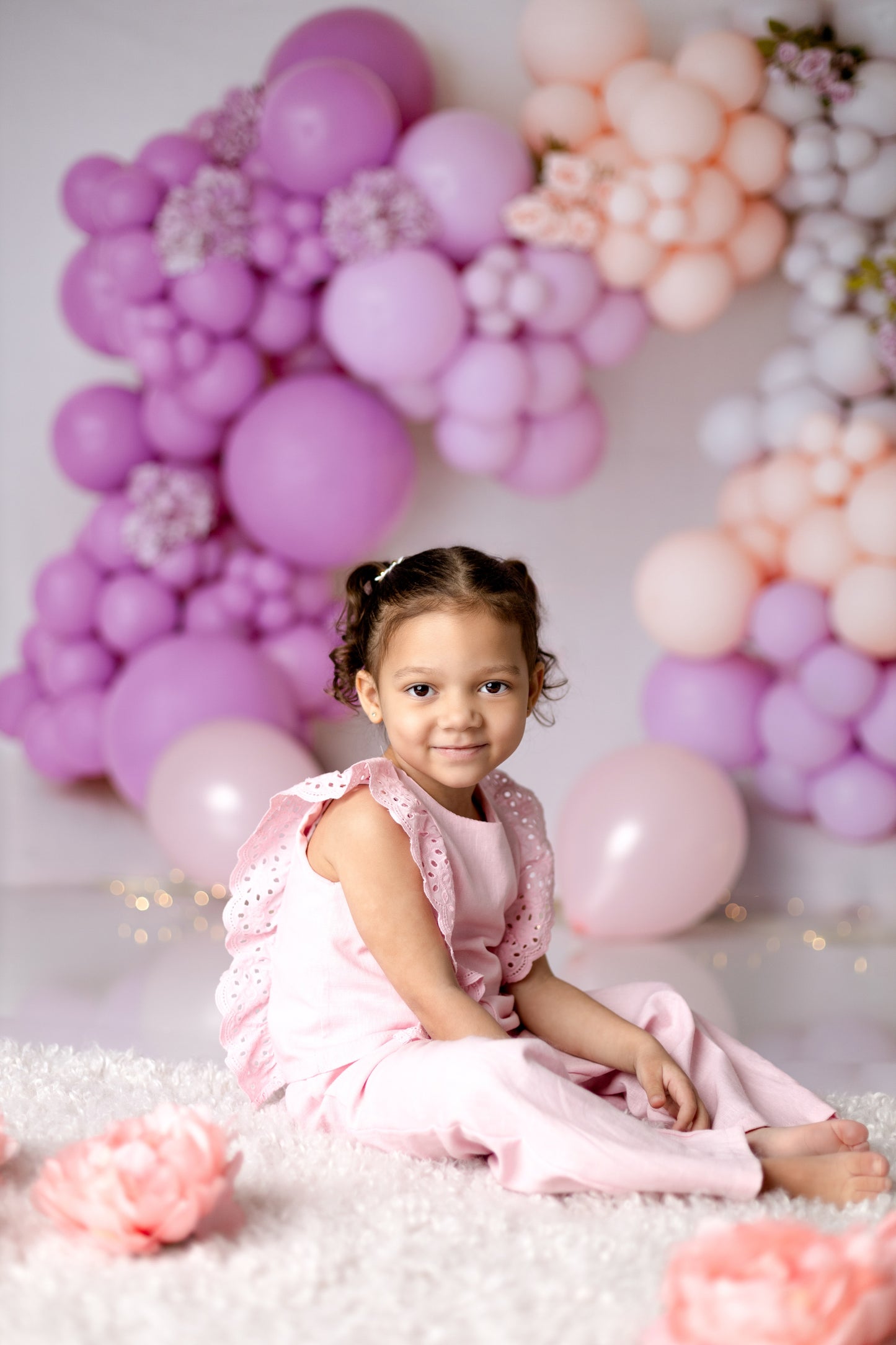 Jazzy Magenta Balloon Arch