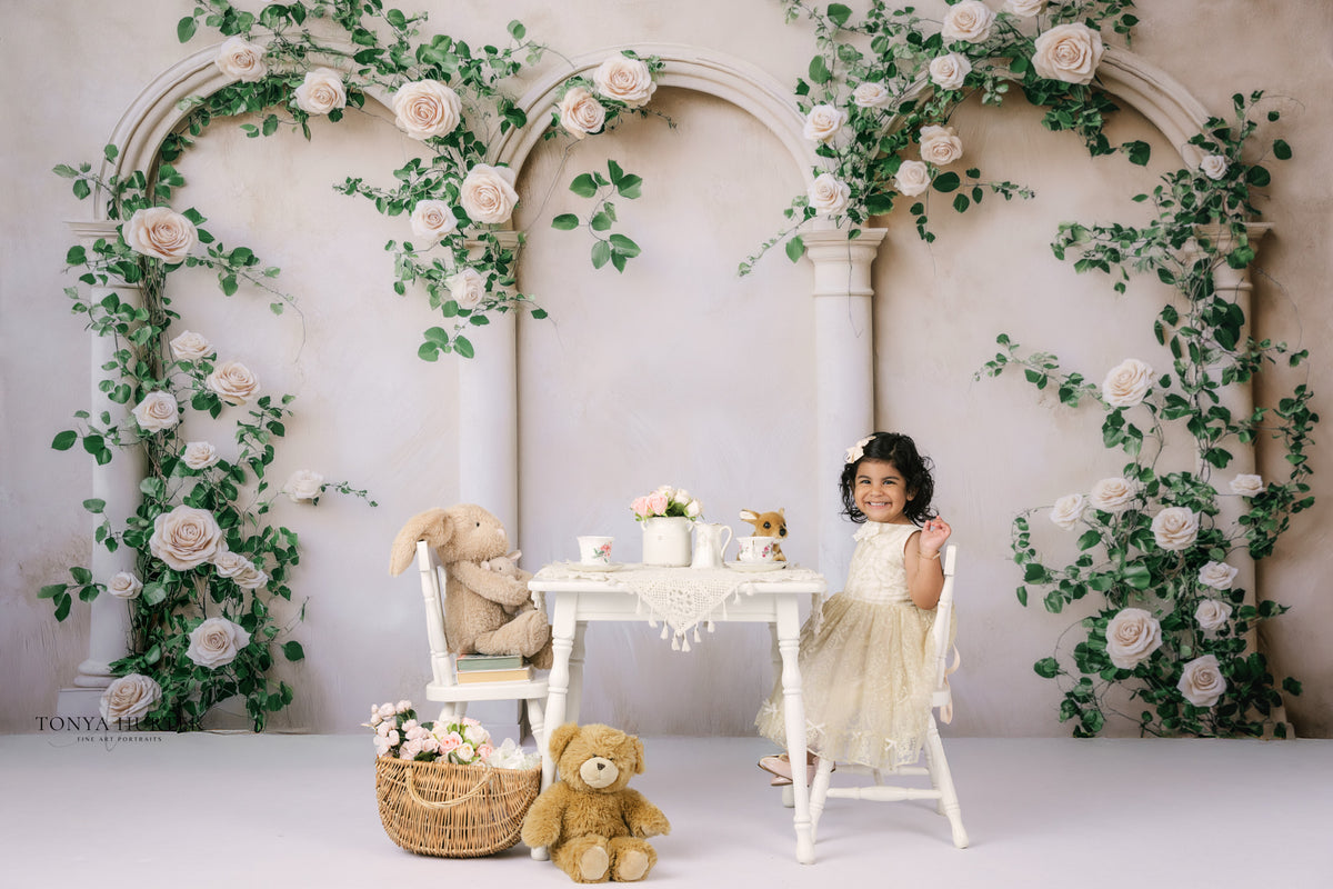 Ivory Arch Garden - With Sweep Option
