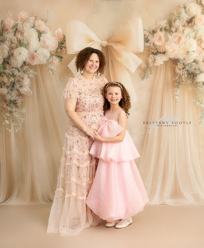 Ivory Bow Harmony  - With Sweep Option