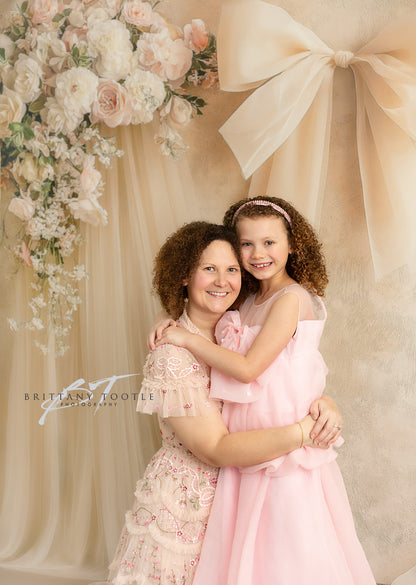 Ivory Bow Harmony  - With Sweep Option