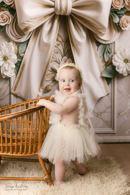 Ivory Luxe - With Sweep Option