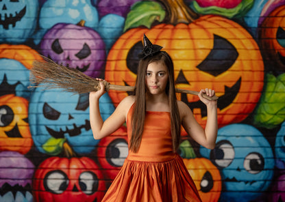 Jack-o-Lantern Graffiti Jam - With Sweep Option