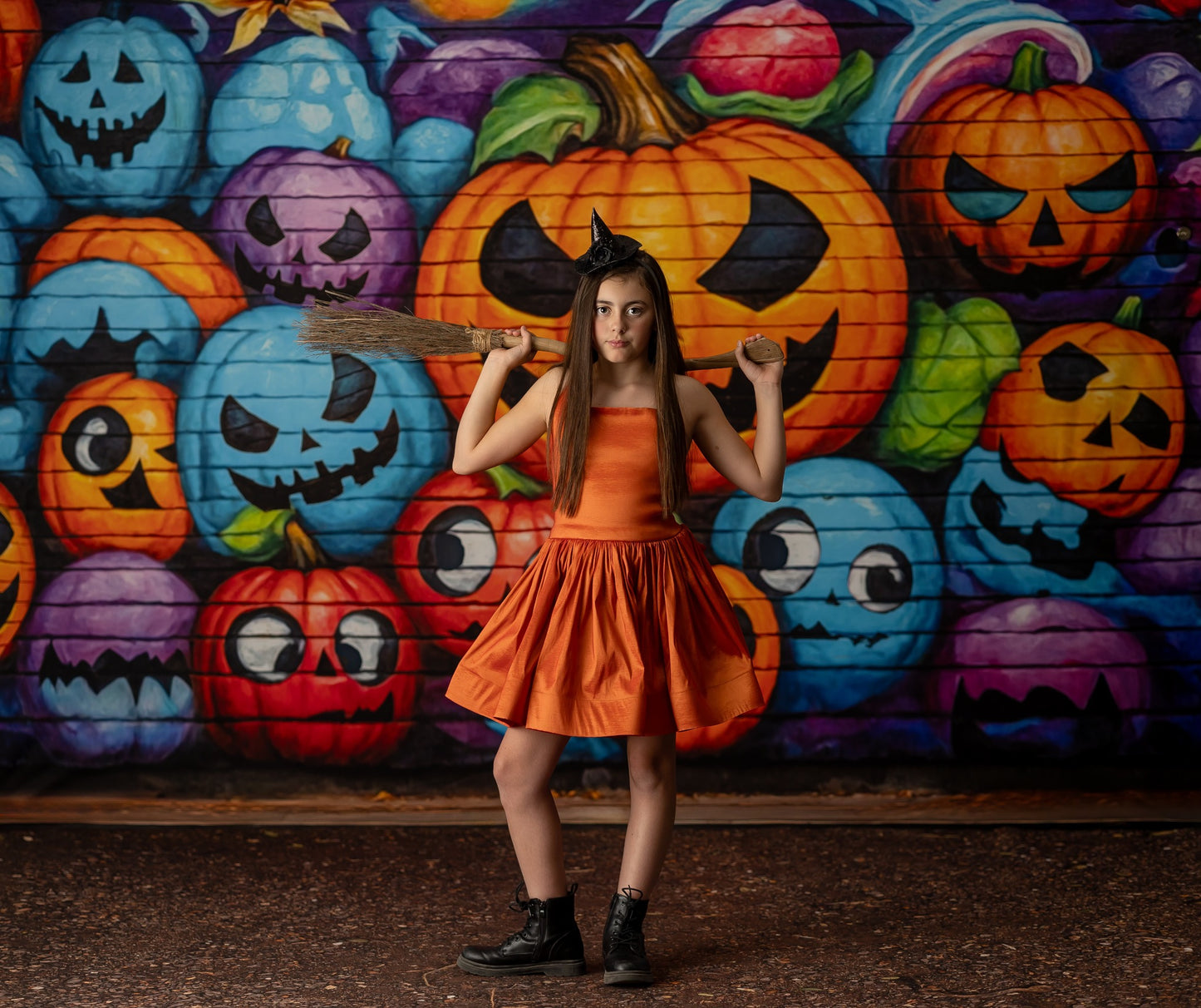 Jack-o-Lantern Graffiti Jam - With Sweep Option