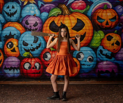 Jack-o-Lantern Graffiti Jam - With Sweep Option