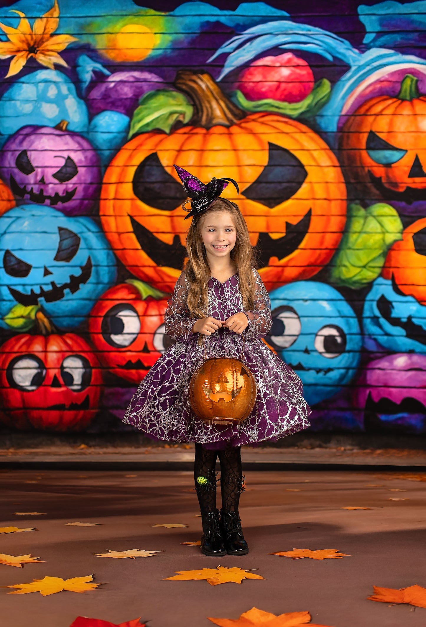 Jack-o-Lantern Graffiti Jam - With Sweep Option