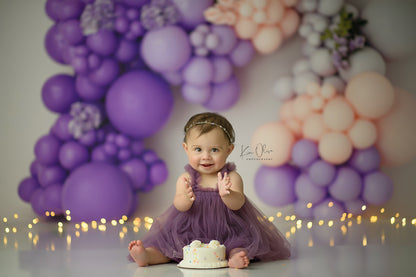 Jazzy Lilac Balloon Arch