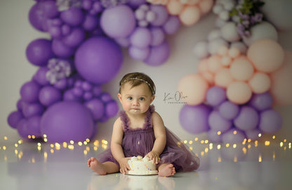 Jazzy Lilac Balloon Arch