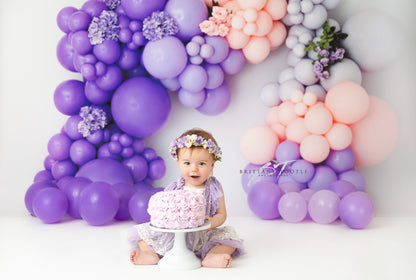 Jazzy Lilac Balloon Arch