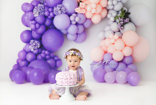 Jazzy Lilac Balloon Arch