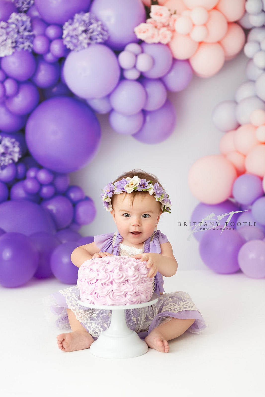 Jazzy Lilac Balloon Arch