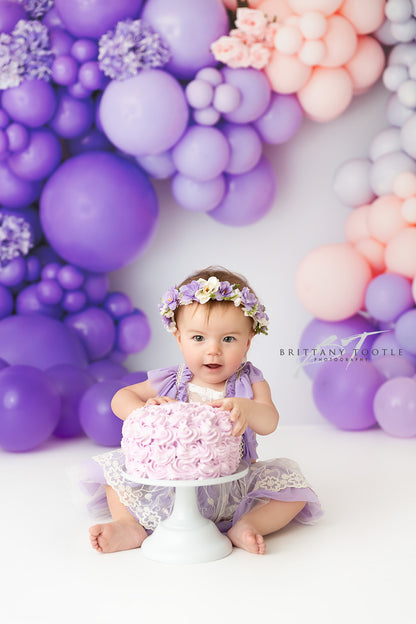 Jazzy Lilac Balloon Arch