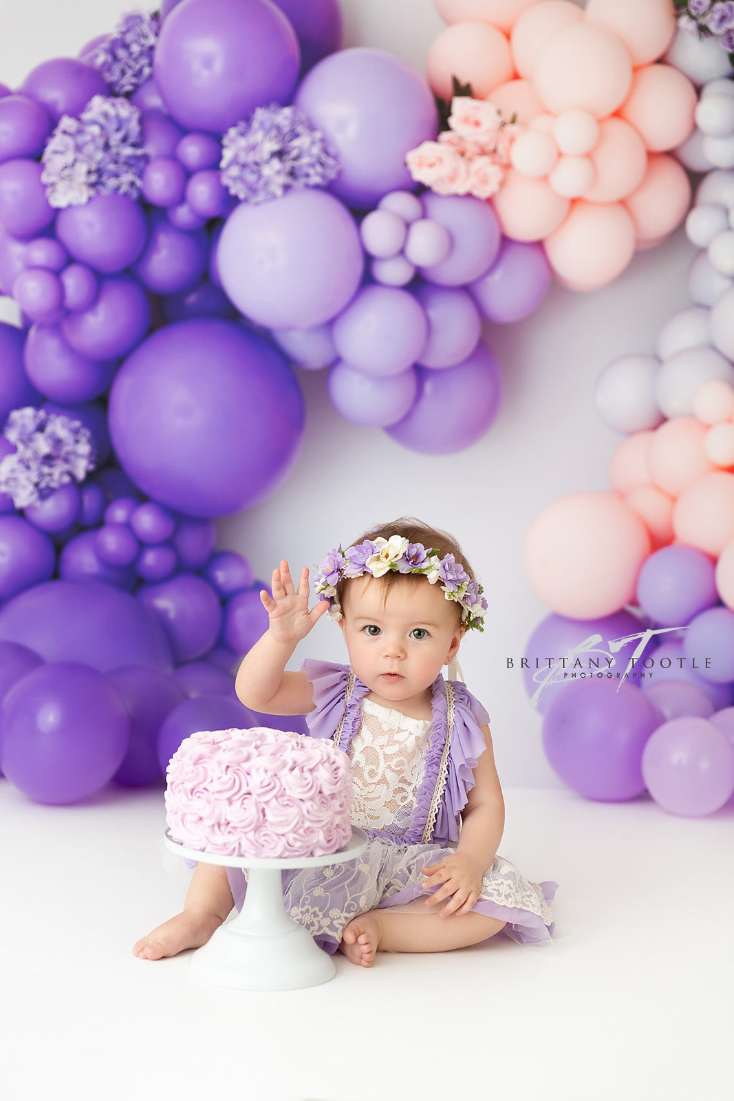 Jazzy Lilac Balloon Arch