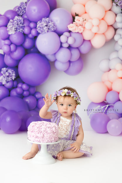 Jazzy Lilac Balloon Arch
