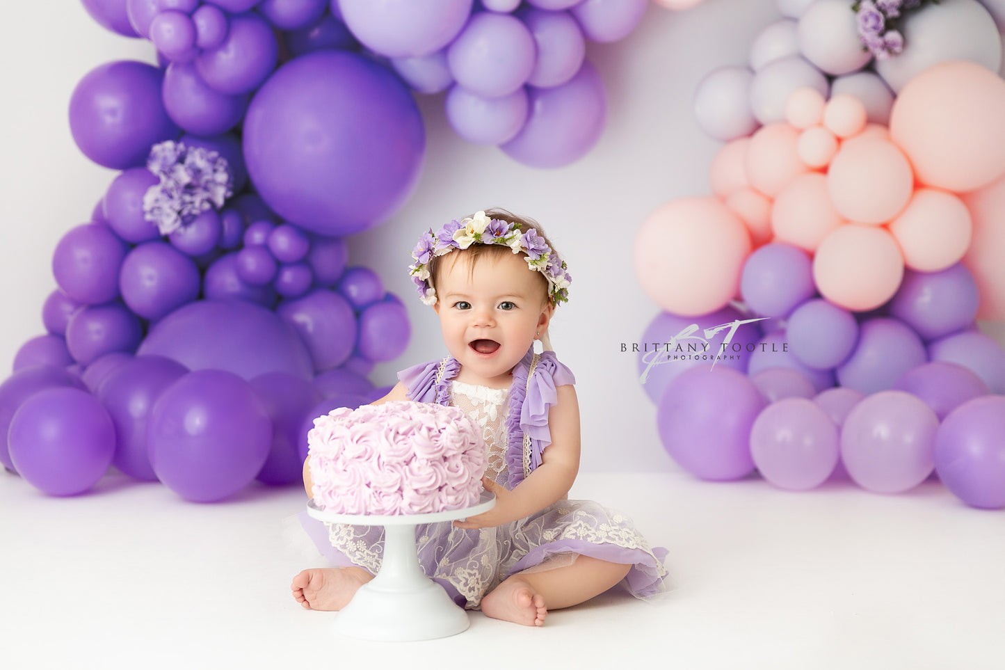 Jazzy Lilac Balloon Arch