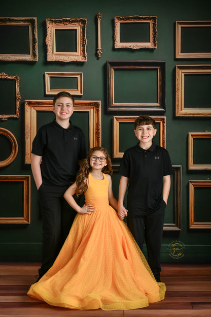 Jewel Frames - Green - With Sweep Option