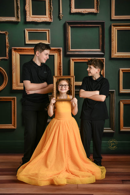 Jewel Frames - Green - With Sweep Option