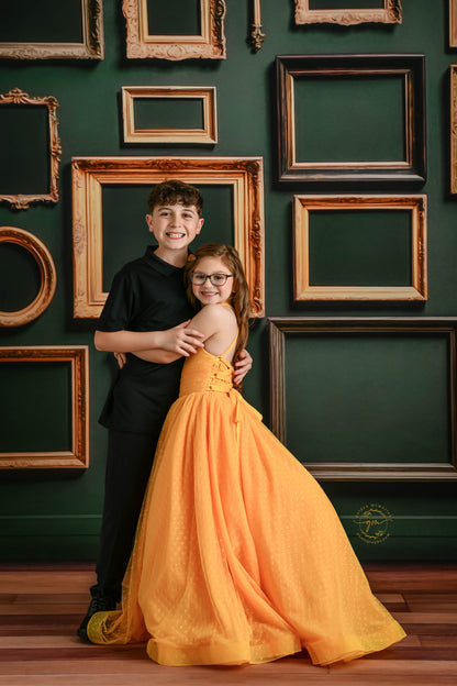 Jewel Frames - Green - With Sweep Option