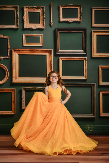 Jewel Frames - Green - With Sweep Option