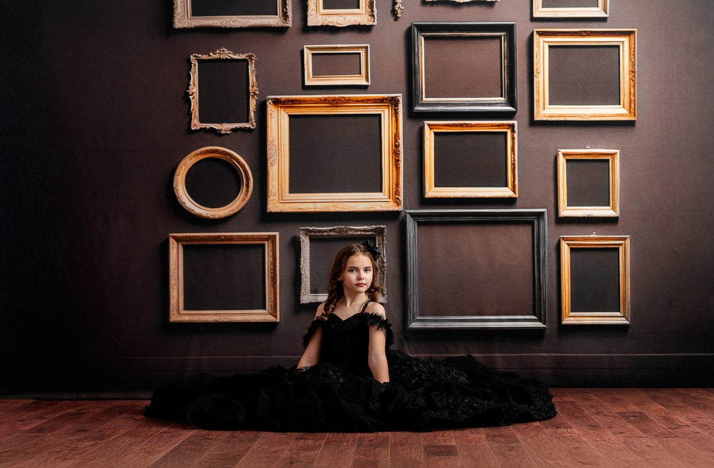 Jewel Frames - Brown - With Sweep Option