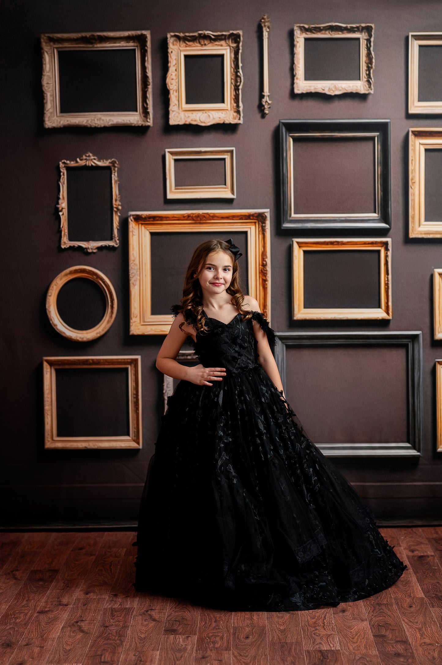 Jewel Frames - Brown - With Sweep Option