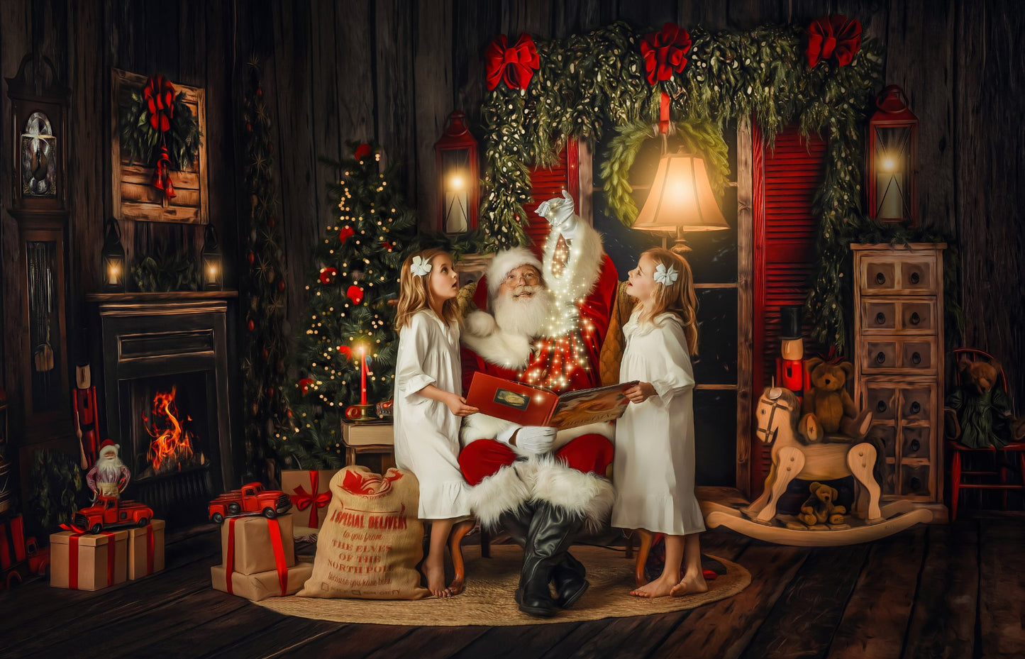 Jingle By The Fireplace Room