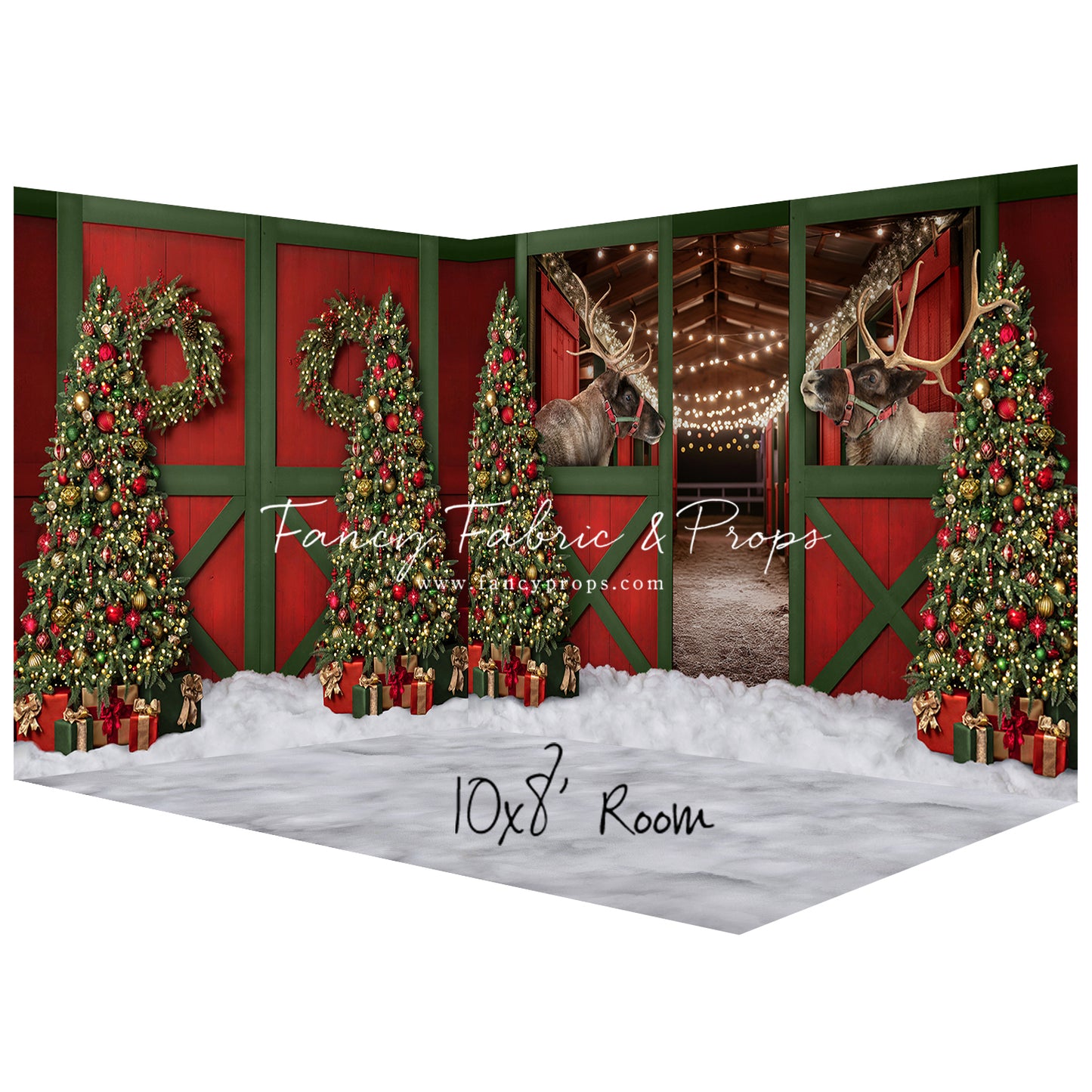 Jolly Reindeer Barn - With Reindeer - Room