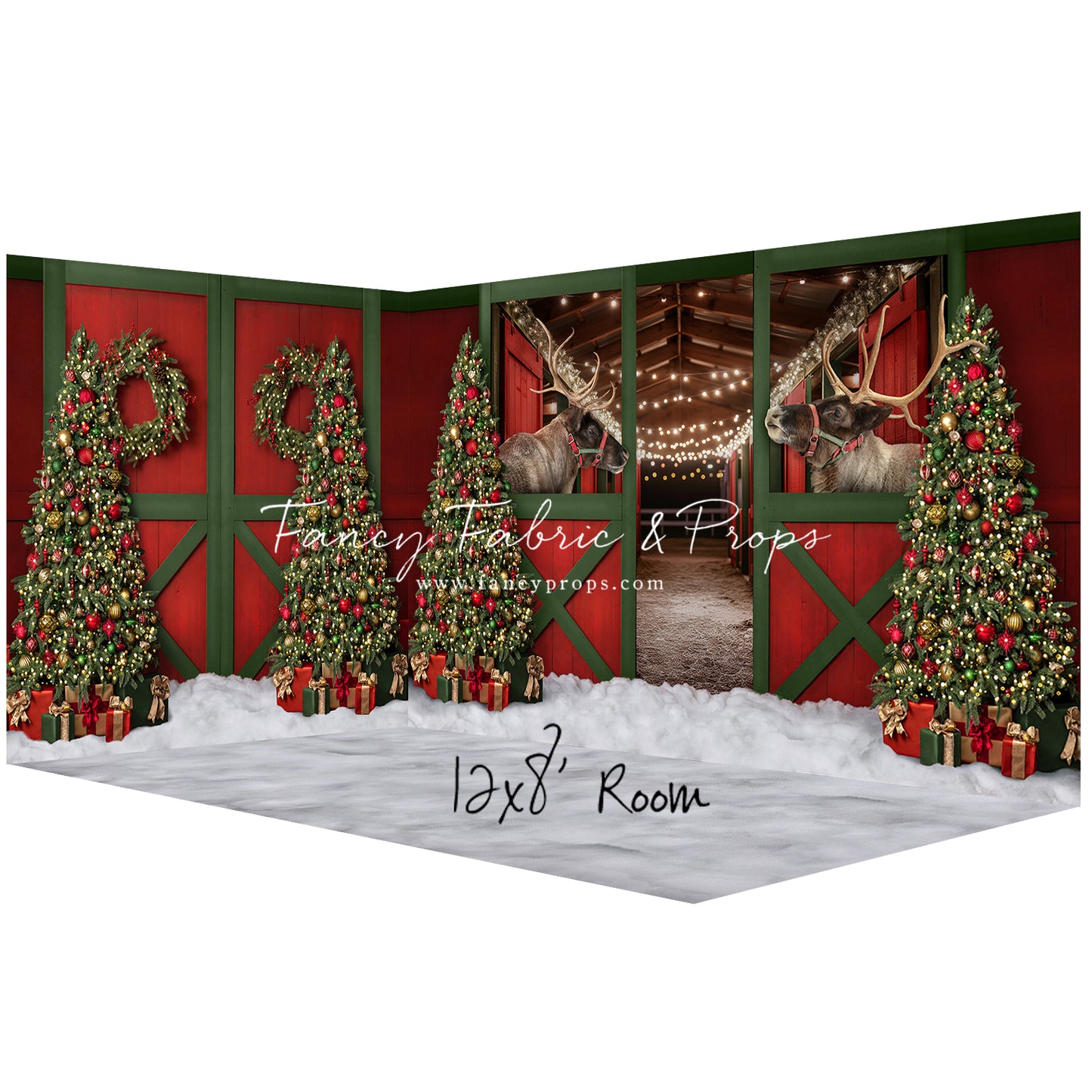 Jolly Reindeer Barn - With Reindeer - Room