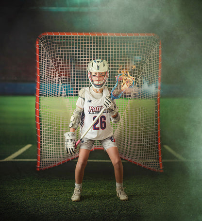 RTS Lacrosse At Night - 9x14' Sweep - Value Luxe Fabric - Perfect - 50% Off