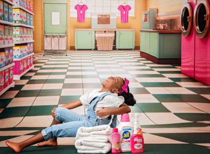 Laundry Day - Yellow - With Sweep Option