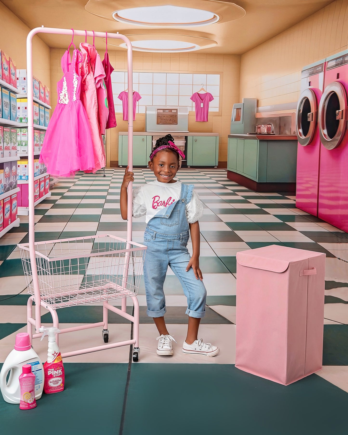 Laundry Day - Yellow - With Sweep Option