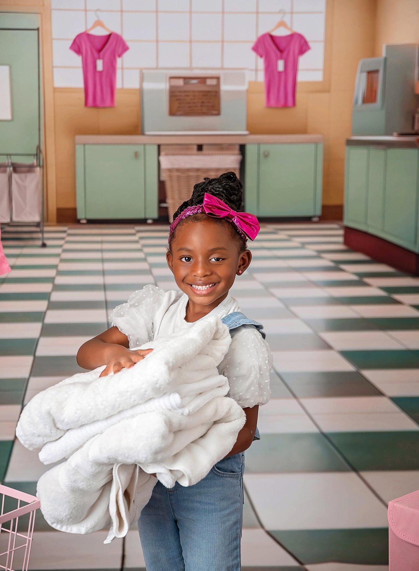 Laundry Day - Yellow - With Sweep Option