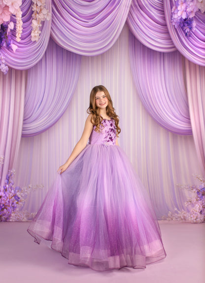 Lilac Garden Soiree - With Sweep Option