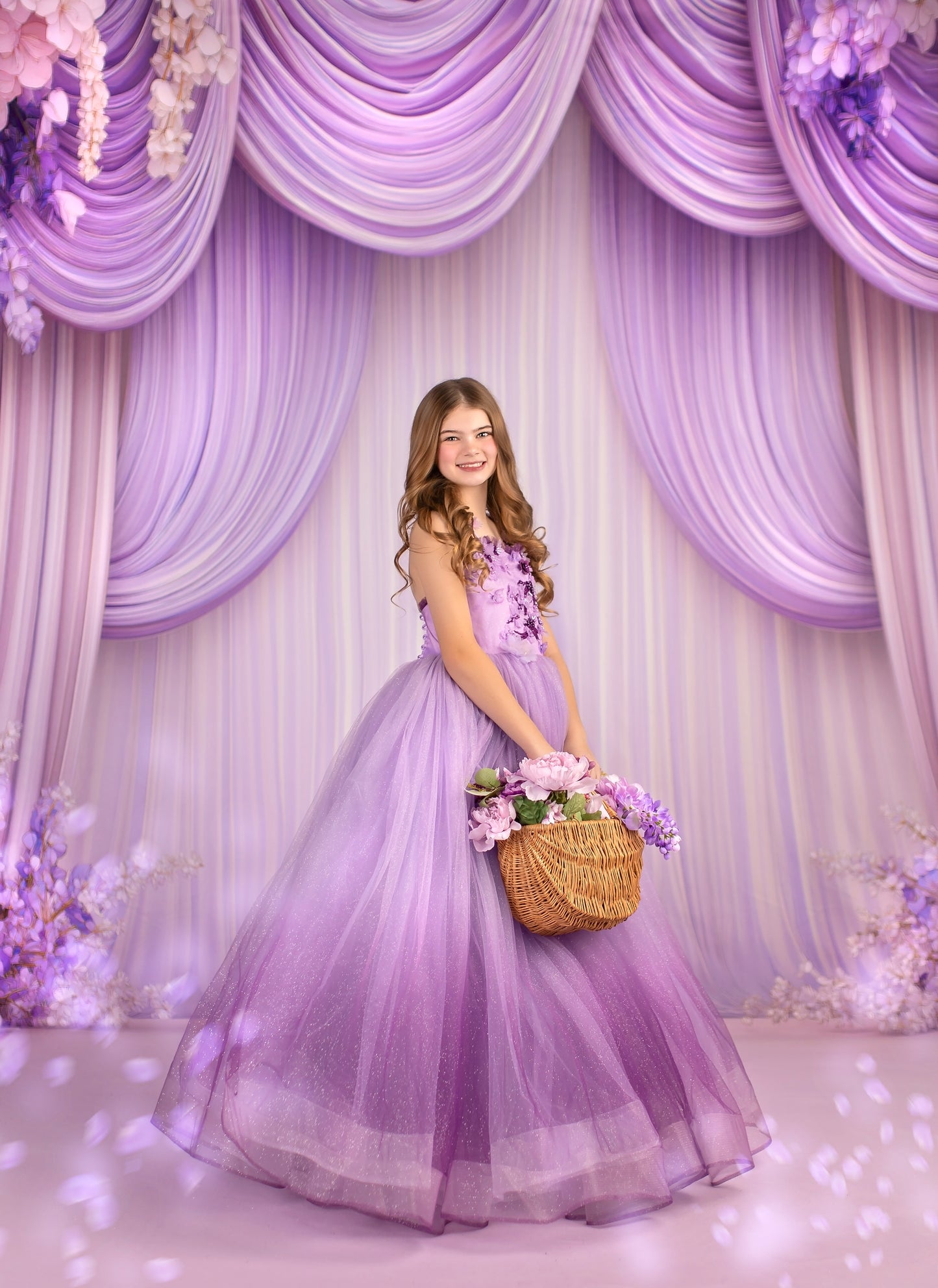 Lilac Garden Soiree - With Sweep Option