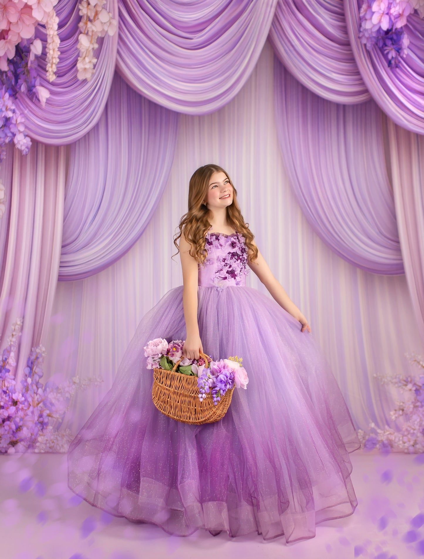 Lilac Garden Soiree - With Sweep Option