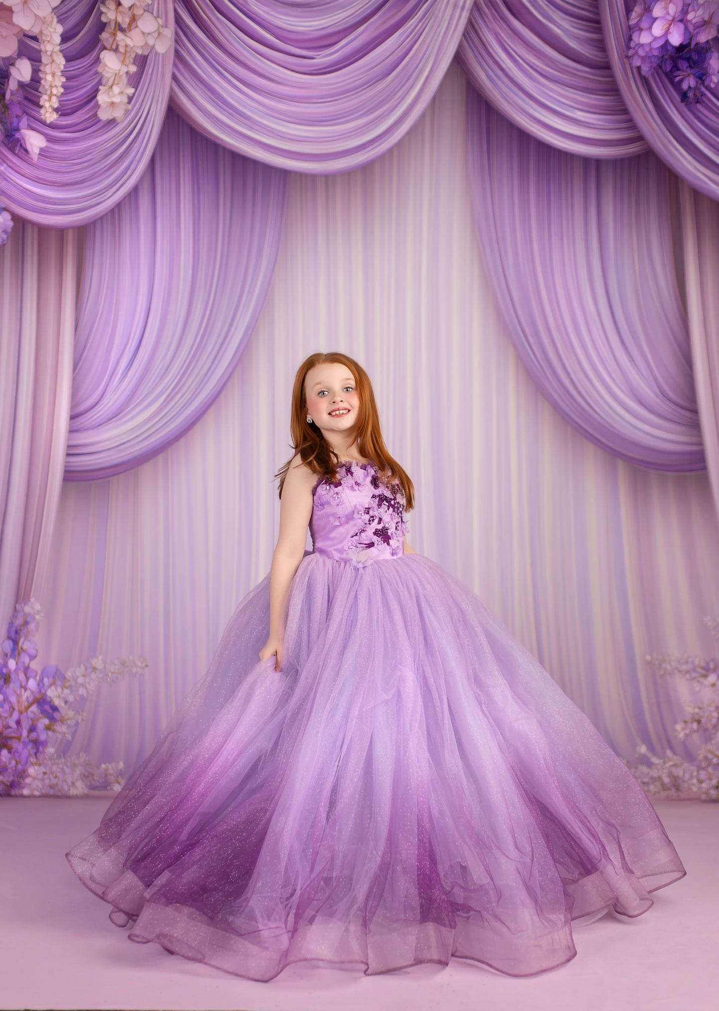 Lilac Garden Soiree - With Sweep Option